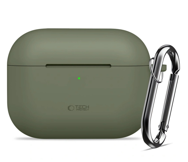 Tech-Protect Silicone Hook Do Apple Airpods Pro 3 Olive Green - 1367343 - zdjęcie 2